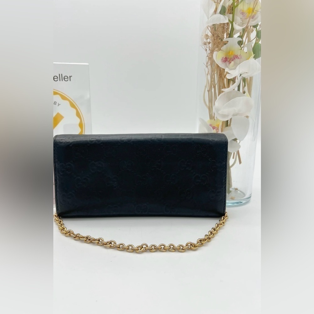 GUCCI. Wallet on chain black monogram - Picture 5 of 12